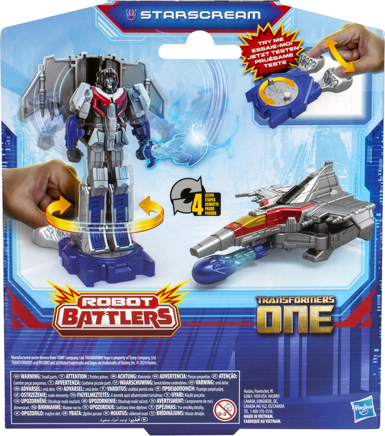 Іграшка-трансформер Hasbro Трансформери: Нове покоління Starscream 11.5 см (F9203_F9392) (5010996236562) - зображення 6
