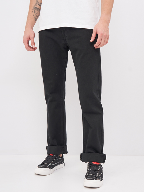 Джинси Regular fit чоловічі Levi's 501 Original 00501-0165 33-32 Чорні (5412456185555) - зображення 1