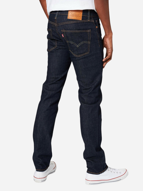 Jeansy slim fit męskie Levi`s 04511-1786 31-34 Granatowe - obraz 2