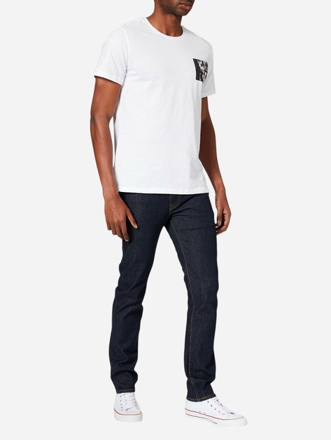 Jeansy slim fit męskie Levi`s 04511-1786 34-32 Granatowe - obraz 3