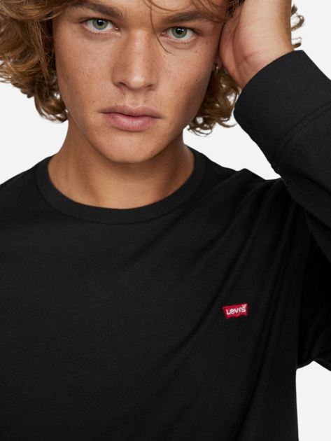 Longsleeve męski Levi's Ls Original Hm 72848-0009 M Czarny (5400816639787) - obraz 4