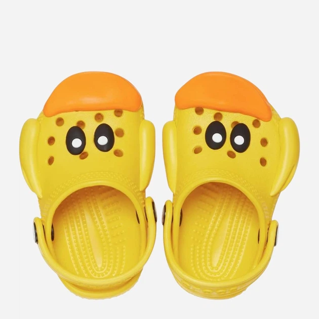 Детские кроксы-сабо для девочки Crocs Littles Iam Rubber Ducky 782920261 17-19 Желтые (1159840113) - изображение 4