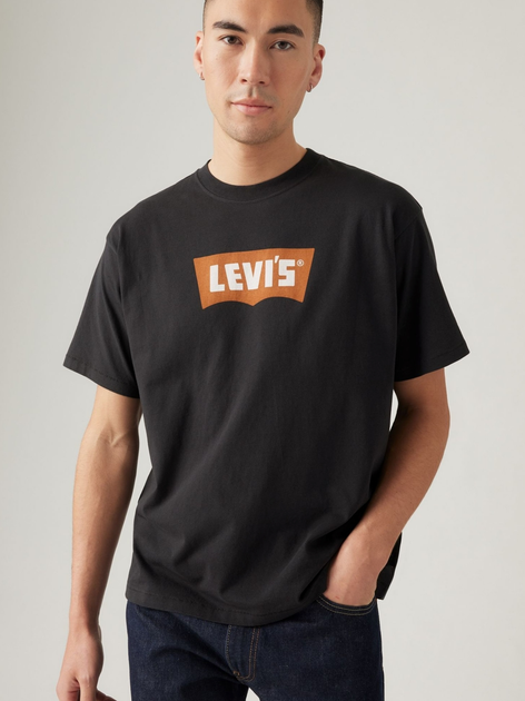 Koszulka męska bawełniana Levi`s 000RY-0004 M Czarna - obraz 3