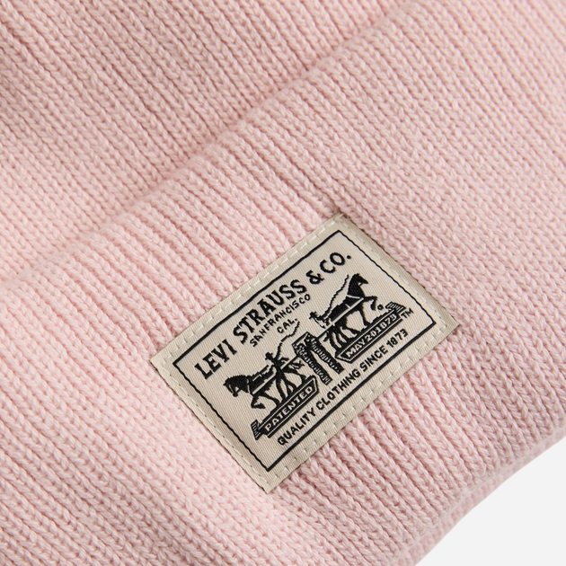 Шапка Levi`s 000J7-0008 One Size Світло-рожева (7626725917145) - зображення 3