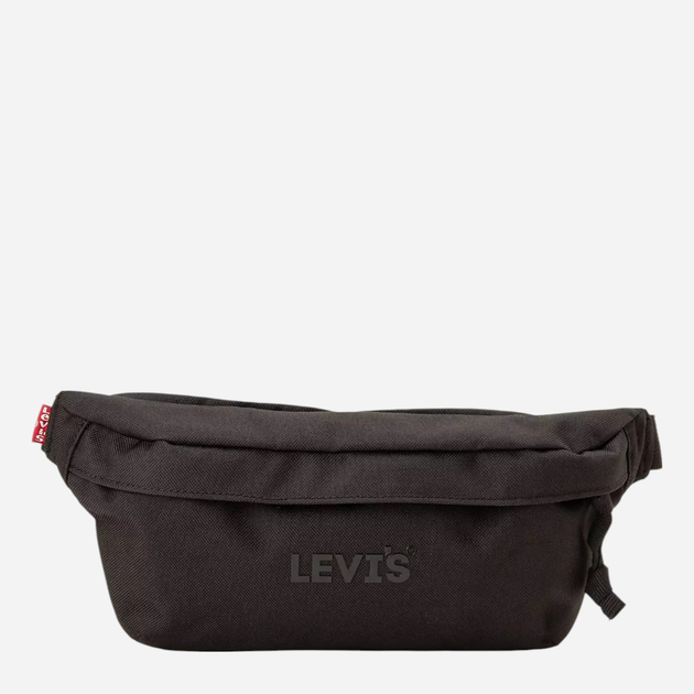 Сумка на пояс тканинна Levi`s D7968-0001 Чорна (7626725697245) - зображення 1