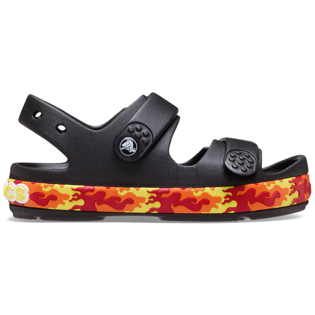 Дитячі сандалії для хлопчика Kids’ Crocband™ Cruiser Flames Sandal Black (23/24, чорний) - Фото 2 Дитячі сандалії для хлопчика Kids’ Crocband™ Cruiser Flames Sandal Black (23/24, чорний) - изображение 2