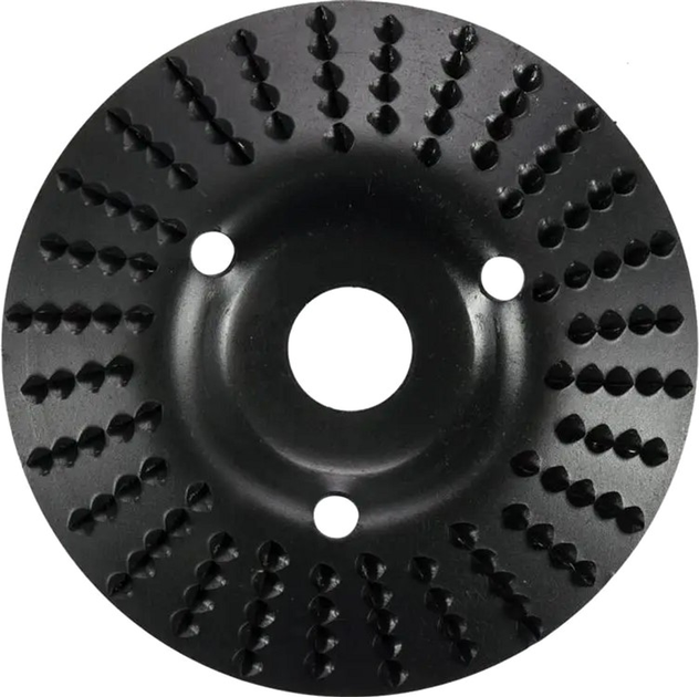 Tarnik skośny YATO do drewna, farby, szpachli, aluminium; Ø=125/22.2 mm, ziarnistość nr 1 [10] (YT-59167) - obraz 2