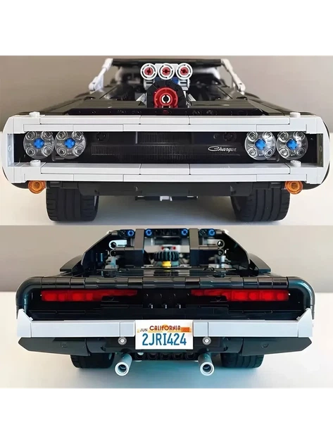 Конструктор Technic Dodge Charger, Домініка Торетто, 1077 деталей (2994250313721) - Фото 7 Конструктор Technic Dodge Charger, Домініка Торетто, 1077 деталей (2994250313721) - зображення 7
