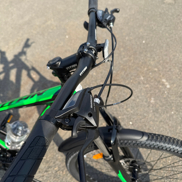 Велосипед Titan 26" FOX 2025 Рама-13" black-green - изображение 5