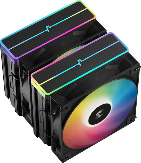 Chłodzenie DeepCool AG620 ARGB V2 Black (R-AG620-BKAMMN-GJD) - obraz 3
