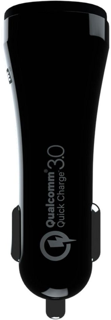 Автомобільний зарядний пристрій Evelatus QCC02 USB-A Black (QCC02BK) - зображення 3