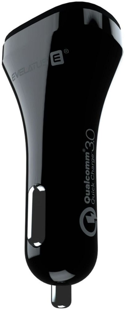Автомобільний зарядний пристрій Evelatus QCC02 USB-A Black (QCC02BK) - зображення 4