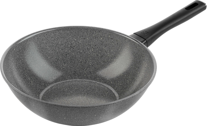 Patelnia Wok Zwilling J.A. Henckels Terreno Plus ceramiczny szary 28 cm (4009839684302) - obraz 1