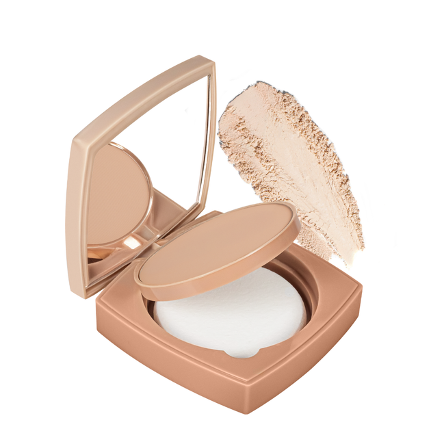 Пудра для обличчя Neverti Wet&Dry (NP201), 005 Light Cream Світла кремова - изображение 2