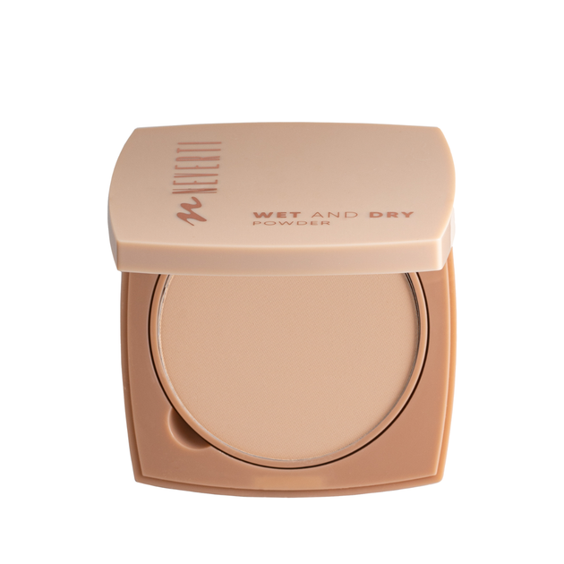 Пудра для обличчя Neverti Wet&Dry (NP201), 005 Light Cream Світла кремова - изображение 3