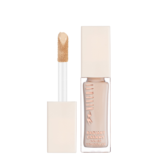 Консилер для обличчя стійкий Neverti Radiant Creamy Cover Conealer з вітаміном Е 10 мл (NP303), 001 Light Fair - изображение 2