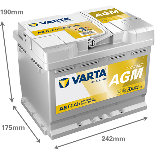 Автомобильный аккумулятор Varta Silver Dynamic 60А Ев (-/+) D52 (680EN) (560901068) - изображение 2