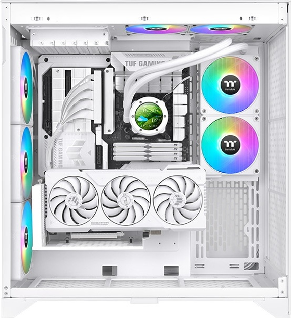 Chłodzenie wodne Thermaltake TH240 V2 Ultra EX ARGB Sync AiO Snow Edition (CL-W425-PL12SW-A) - obraz 7