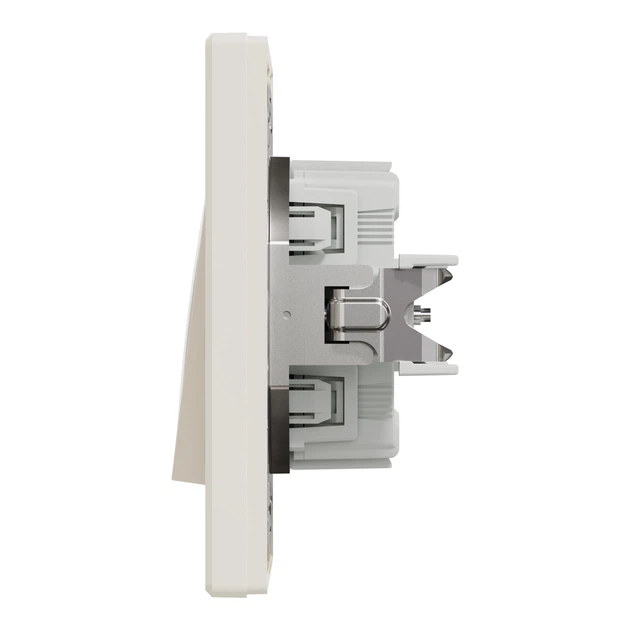 Перемикач одноклавішний Schneider Electric Asfora кремовий EPH0400123 - Фото 3 Перемикач одноклавішний Schneider Electric Asfora кремовий EPH0400123 - зображення 3