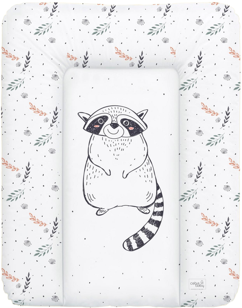 Materac do przewijania na komodę Ceba Baby 70 x 50 cm Raccoon (W-143-000-636) - obraz 1