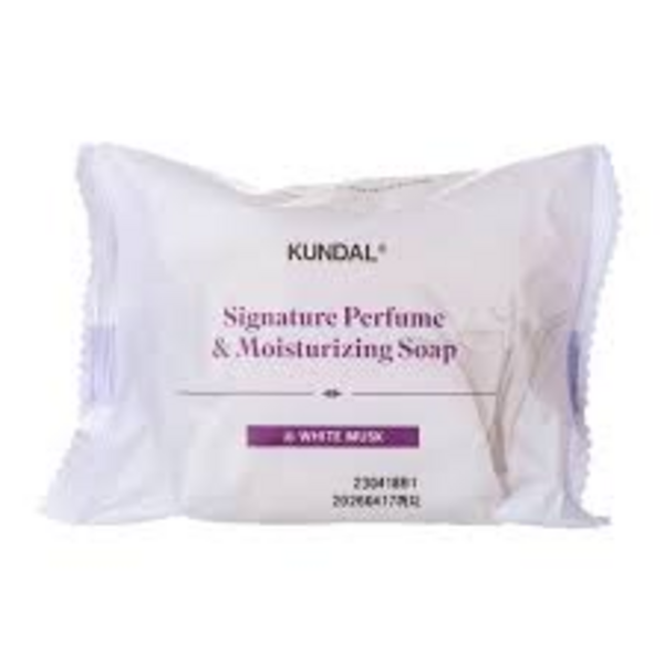 Парфюмированное мыло Kundal Signature Perfume Moisturizing Soap White Musk для тела "Белый мускус" 85 г - изображение 4