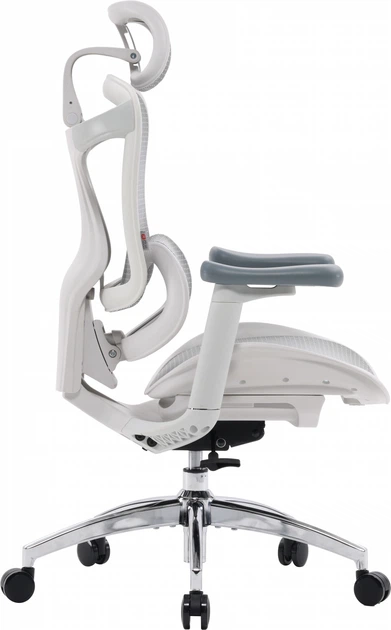 Fotel biurowy SIHOO DORO C300L Mesh White (DORO-C300L-A3-102) - obraz 3