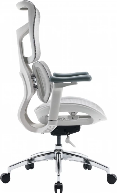 Fotel biurowy SIHOO DORO S100 Mesh White (S100-M302) - obraz 3