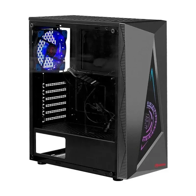 Корпус для игрового ПК MARVO Tazos 110 CA-119 (370×185×420 мм) Черный - изображение 3