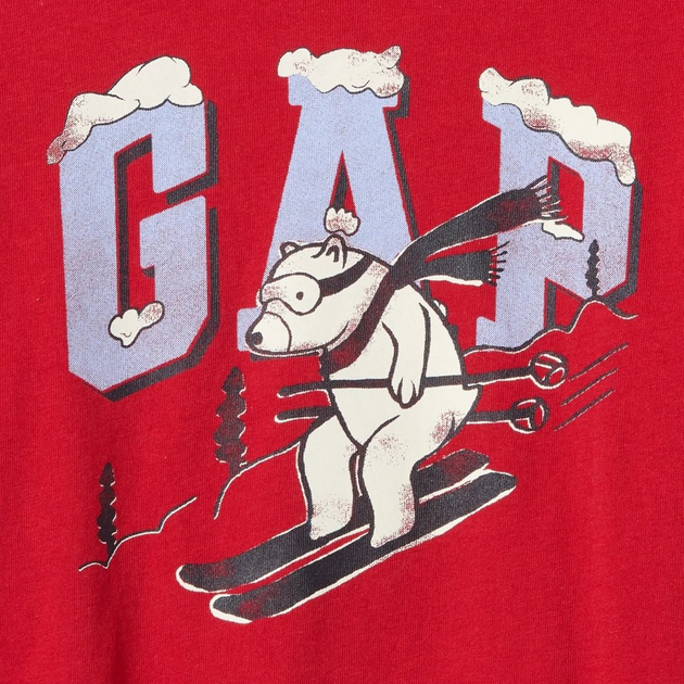 Детская футболка для девочки GAP 871051580 98 см Красная (1159840874) - изображение 3