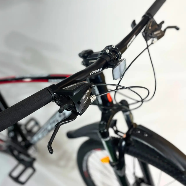 Велосипед CrossBike 26" Tracker 2025 Рама 17" black-red - Фото 3 Велосипед CrossBike 26" Tracker 2025 Рама 17" black-red - изображение 3
