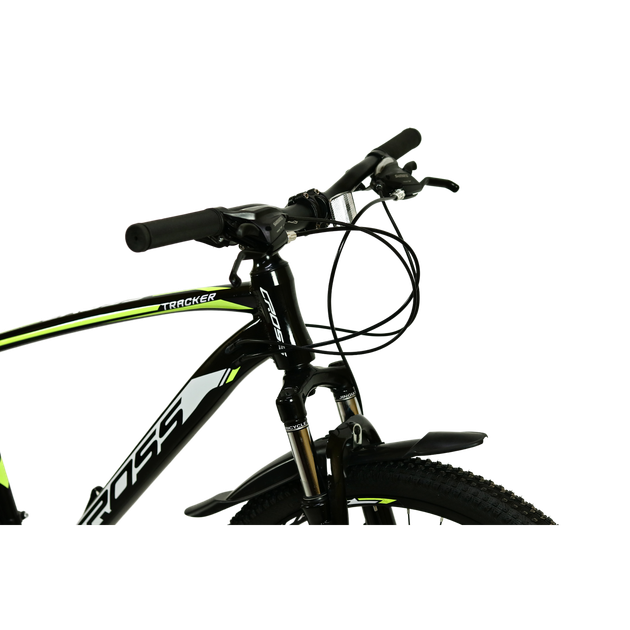 Велосипед CrossBike 26" Tracker 2025 Рама 17" black-yellow - изображение 2