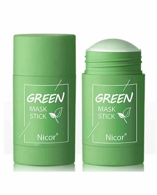 Маска стик для лица от черных точек и акне Green mask stick очищающая, 40 г - Фото 1 Маска стик для лица от черных точек и акне Green mask stick очищающая, 40 г - изображение 1