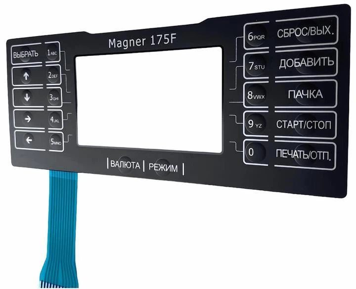 Комплект запчастей, ремонт и сервис для счетной машинки - MAGNER 175 / 175FF NEW 2025 клавиатура, дисплей, кнопки - изображение 4