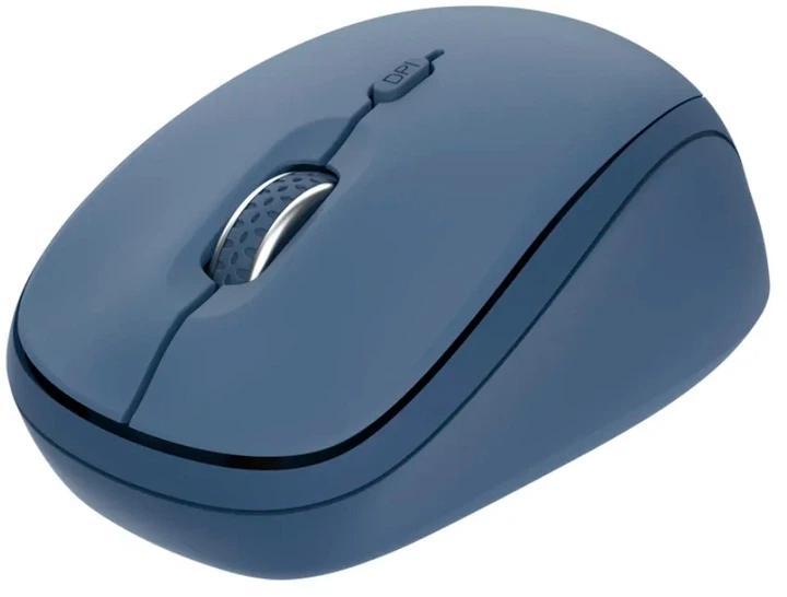 Миша Trust Yvi+ Silent Wireless/Bluetooth Mouse Dark Blue (TR25514) - зображення 2