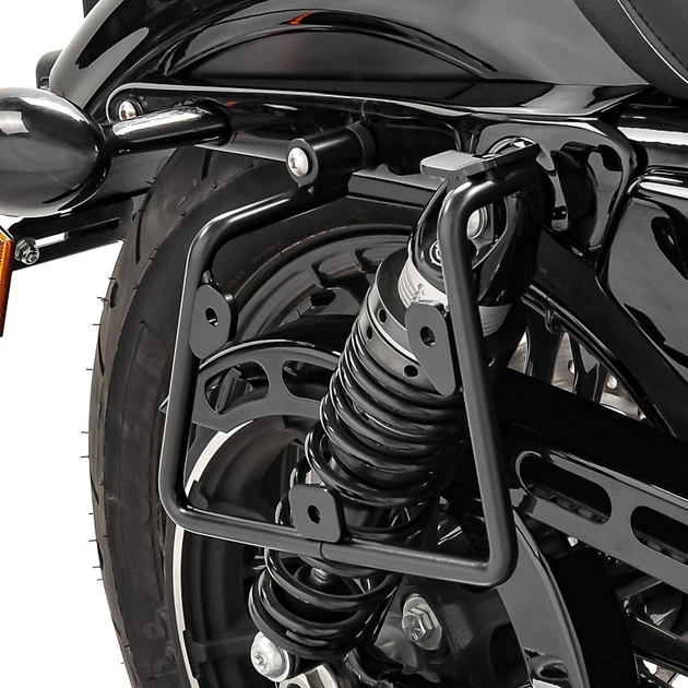Комплект з 2-х бічних кофрів з тримачем Honda Rebel 1100 CMX 21-25 Craftride Dallas лівий-правий - зображення 4