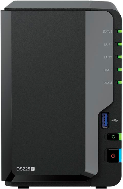 Мережеве сховище Synology DS225+ (4711174726387) - зображення 2