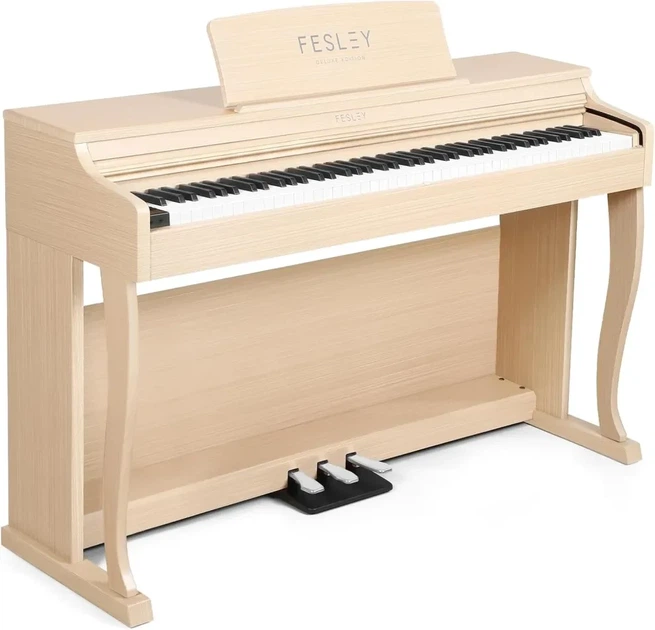 Цифрове піаніно Fesley FEP1000 MP (стойка, 3 педалі, пюпітр, навушники, чохол). Поліфонія 256 голосов - зображення 2