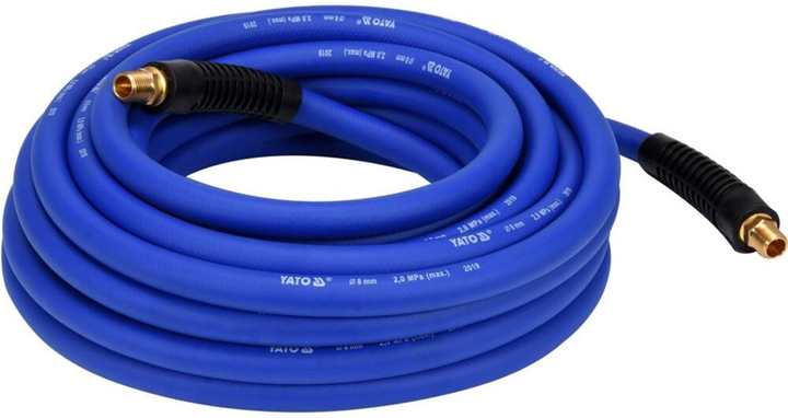 Wąż pneumatyczny hybrydowy YATO 3/8" 10 m końcówki G1/4" (YT-24233) - obraz 1
