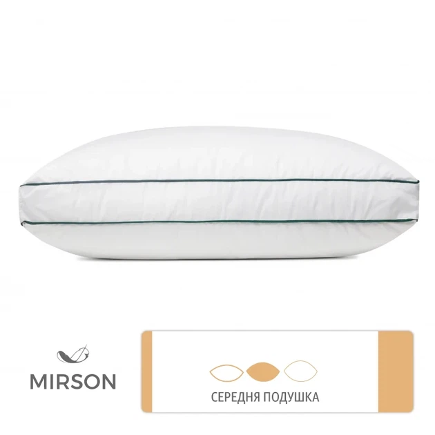 Подушка пухова Трикамерна MirSon Imperial Delight 100% пух Imperial class /перо 60х60 см Середня (2200007209705) - зображення 4