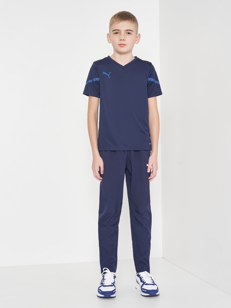 Підліткові спортивні штани для хлопчика Puma teamRISE Sideline Pants 65732906 146-152 см Сині (4063697198630) - зображення 3