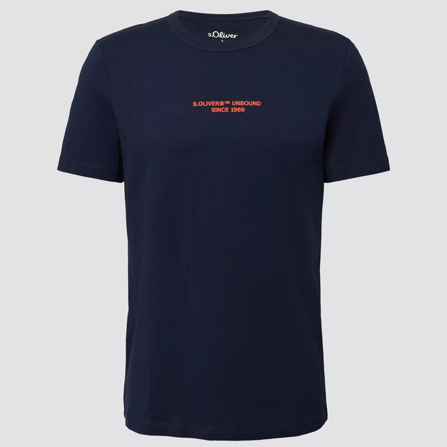 T-shirt męski bawełniany s.Oliver 10.3.11.12.130.2170132-59D2 3XL Ciemnogranatowy (4099978329011) - obraz 6