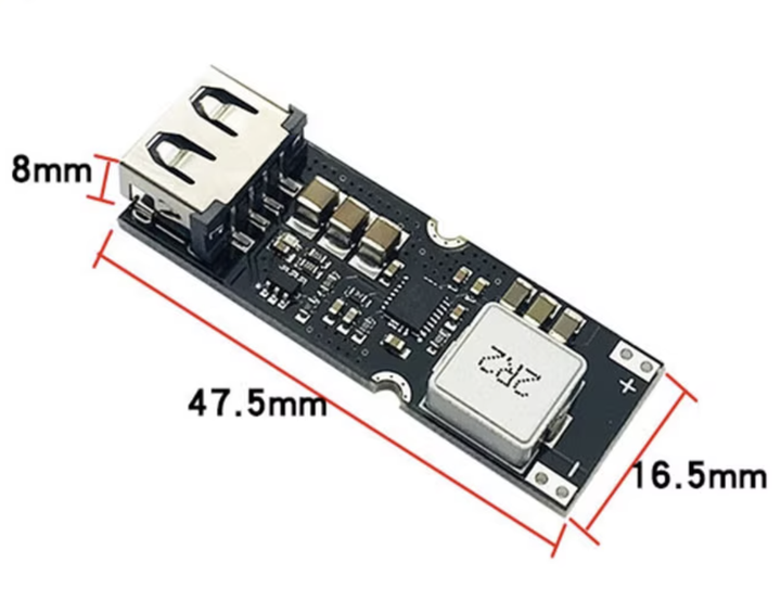 Повышающий преобразователь QC 3.0 DC-DC USB на TPS61088 - изображение 3