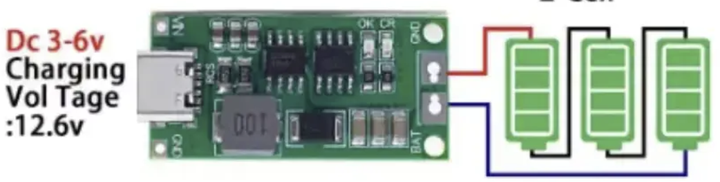 Контроллер заряда DDTCCRUB для литиевых элементов 3S 12.6В Type-C - изображение 5