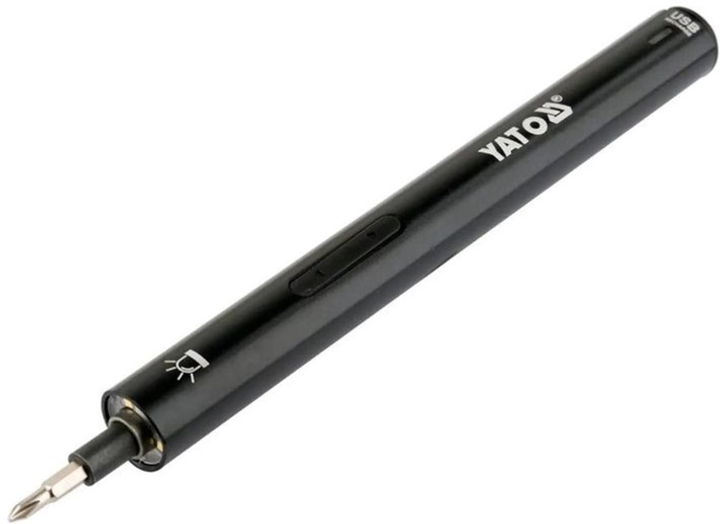 Викрутка акумул. з набором біт YATO Li-Ion 3.6 В 450 мАгод LED-підсвітка HEX-1/4" CrV 39 шт. + кейс (YT-27930) - зображення 2