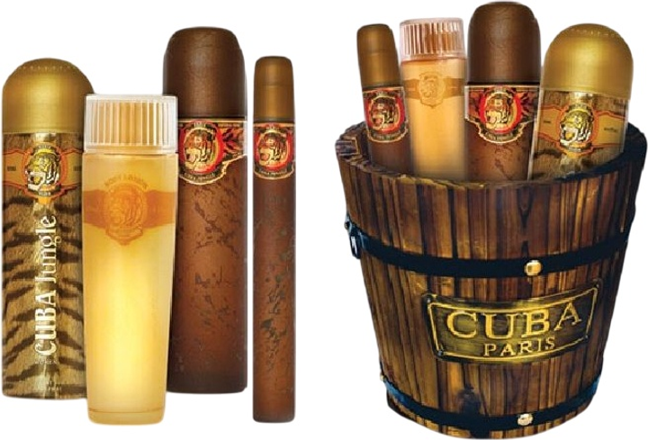 Zestaw damski Cuba Original Jungle Tiger Woda perfumowana 100 ml + Woda perfumowana 35 ml + Dezodorant w sprayu 200 ml + Balsam do ciała 130 ml (5425017736813) - obraz 1