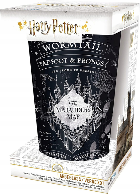 Szklanka ABYstyle Harry Potter Mapa Huncwotów (ABYVER130) - obraz 1