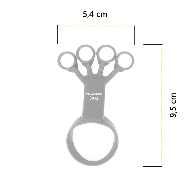 Эспандер для пальцев и запястья Cornix Finger Gripper 3 кг XR-0222 - изображение 2