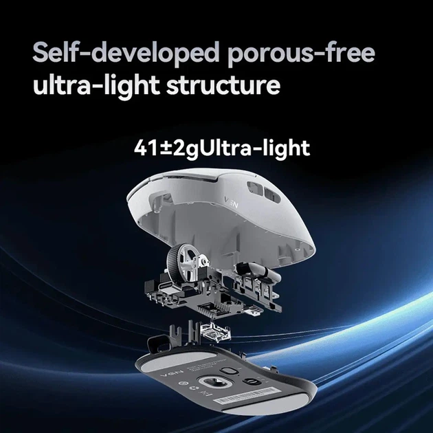 Игровая беспроводная мышка VGN Dragonfly Y2 Ultra 8k (41g) Белая