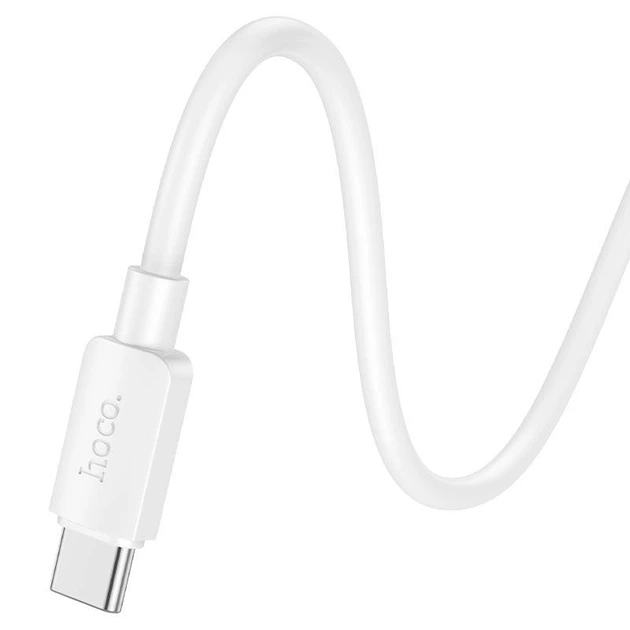 Кабель HOCO X96 Hyper USB-C to USB-C скоростной 60w белый - Фото 5 Кабель HOCO X96 Hyper USB-C to USB-C скоростной 60w белый - изображение 5
