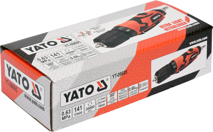 Wiertarka YATO pneumatyczna prosta (YT-09695) - obraz 3